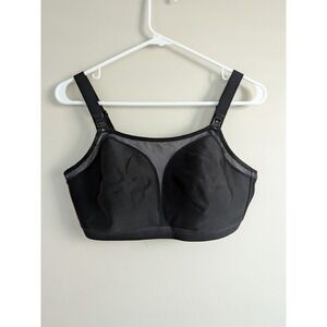 Wacoal Black Full Figure Wirefree Comfort Nursing‎ Bra 36DD